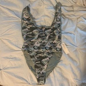 Frankies Bikini Archer One Piece Camo Large